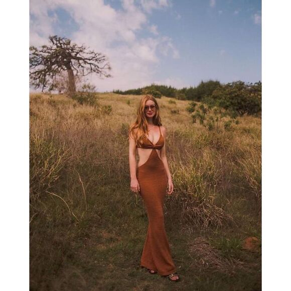 Cult Gaia Serita Dress in Amber L - Picture 3 of 13